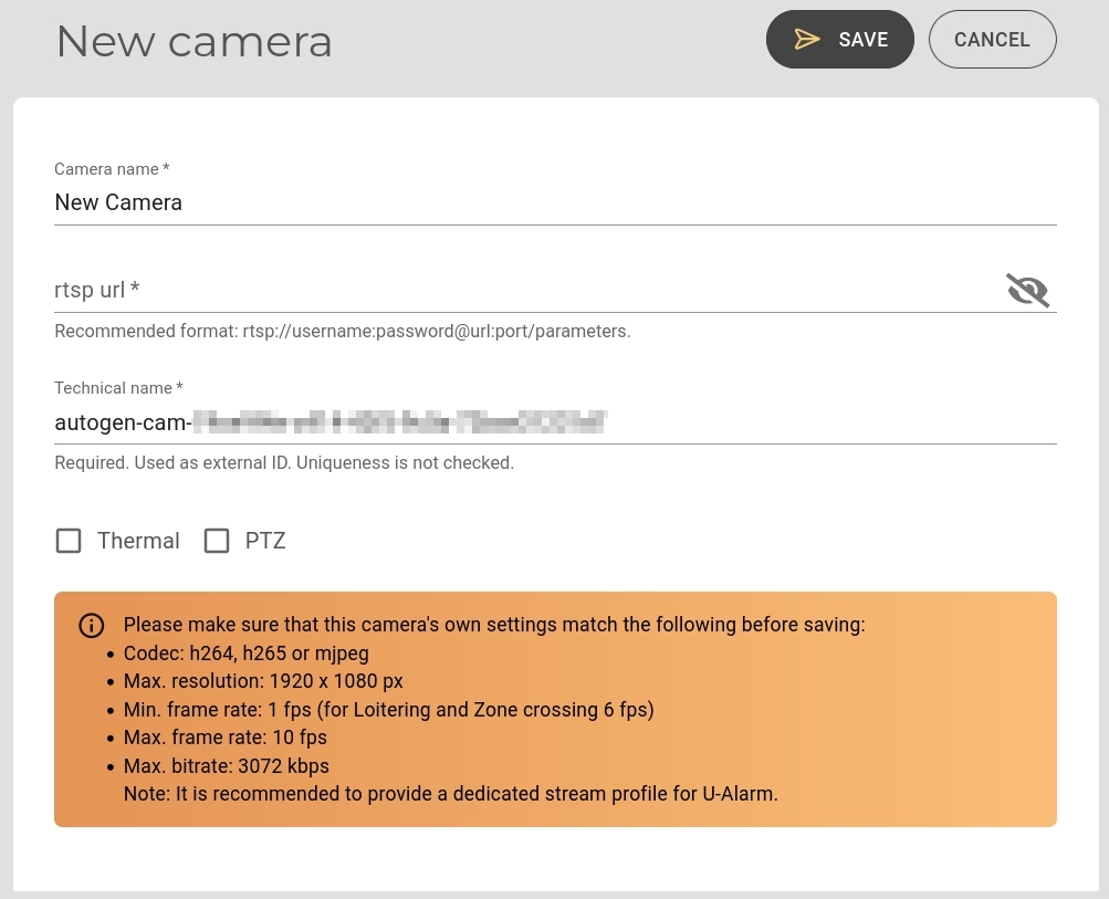 Setup Camera