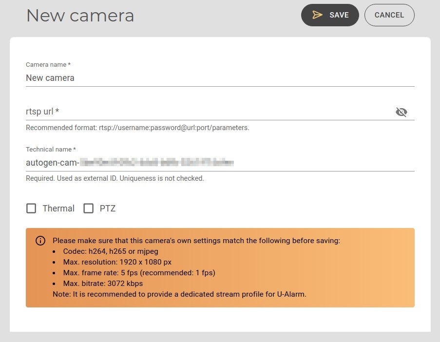 Setup Camera